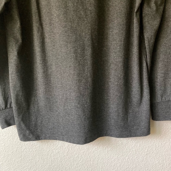 New Men’s Gameday Couture Grey Cotton Polyester Long Sleeve T-Shirt size L - Picture 8 of 11